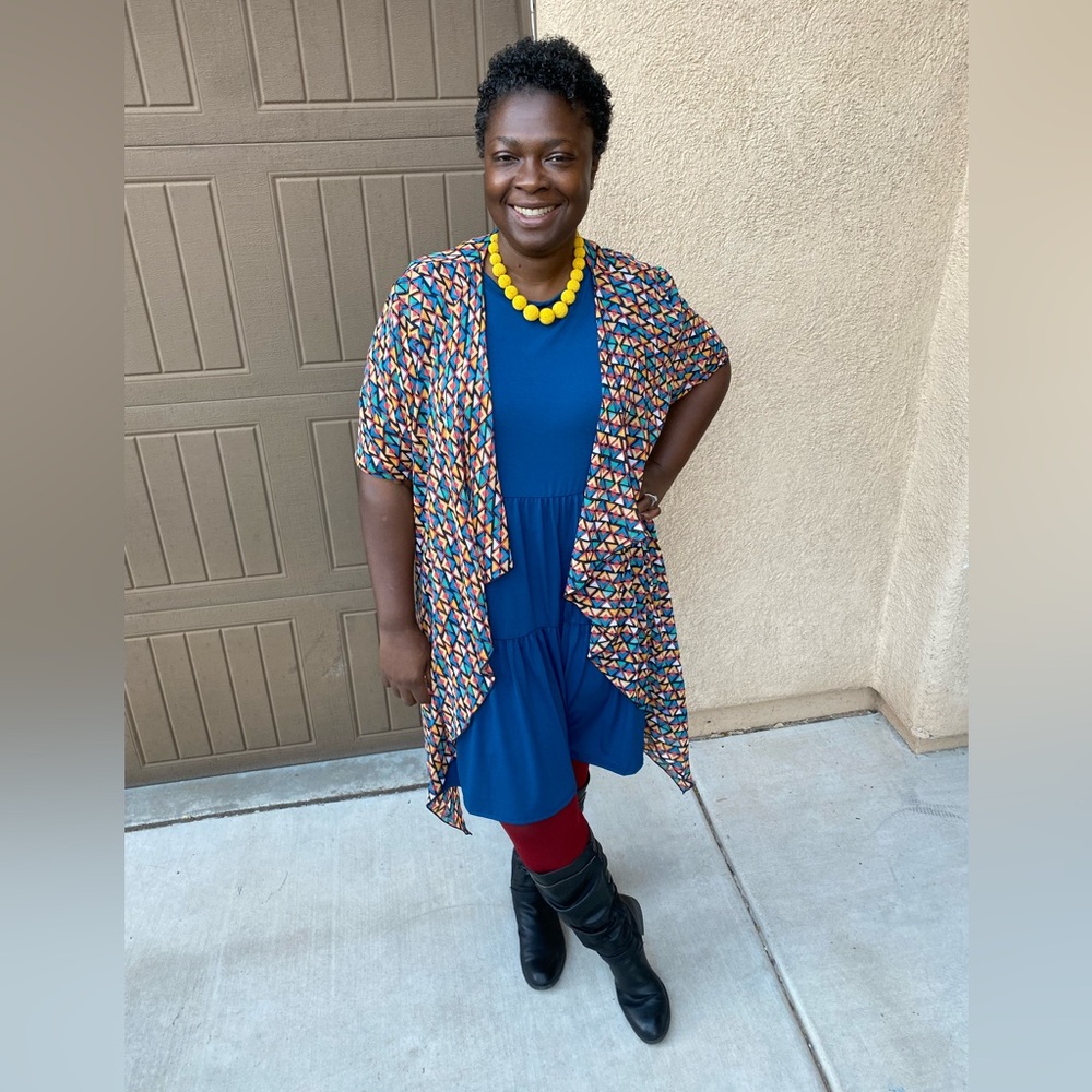 EUC Lularoe Shirley Kimono